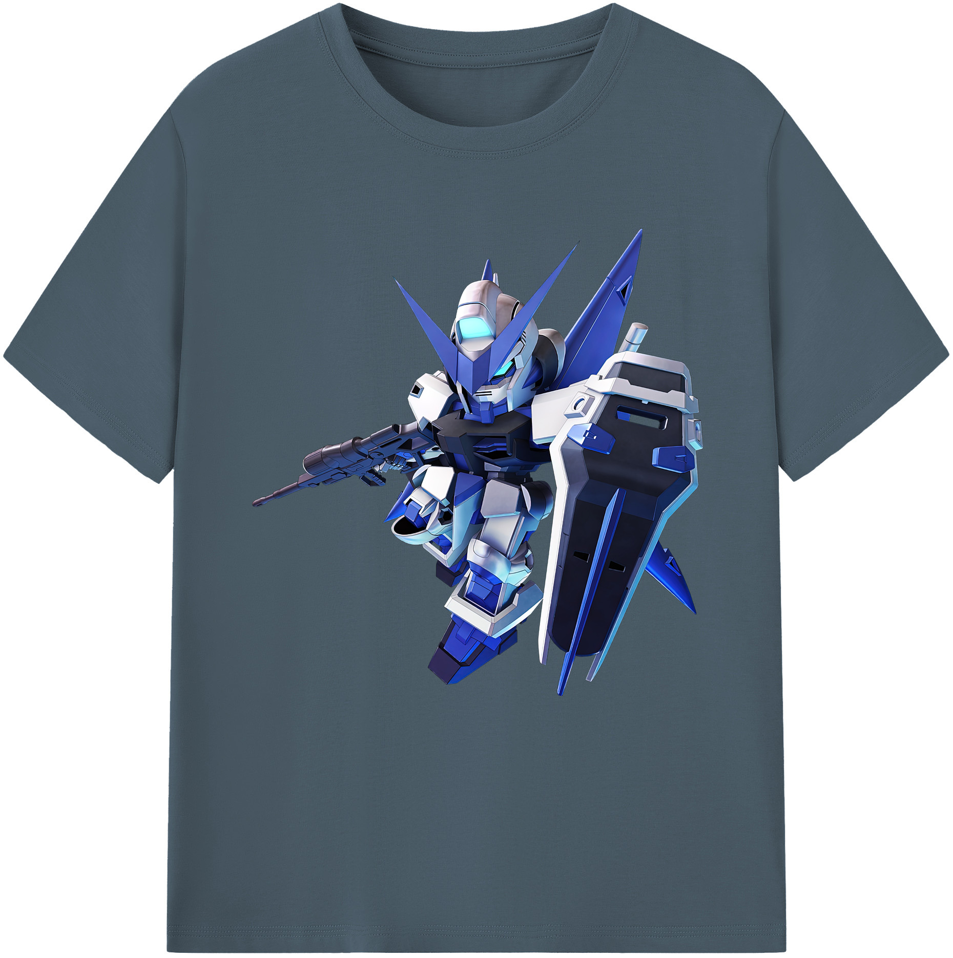 （画像用） 機動戦士ガンダム Mobile Suit Gundam 綿100％半袖Tシャツ（フロントプリント）